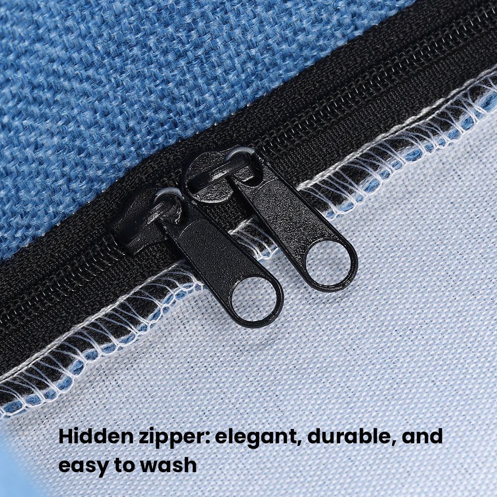 Blue Linen Sublimation Pet Bumper Cover-S/M/L Size 11