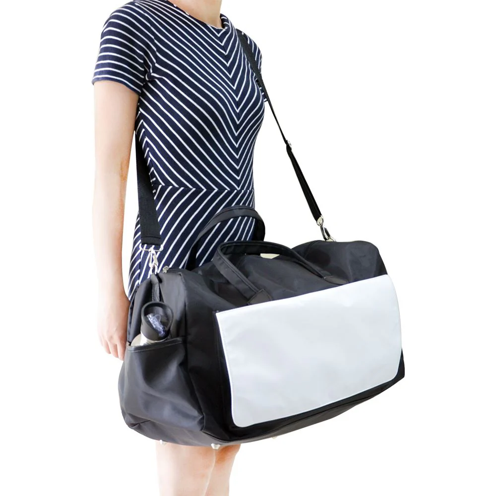 Sublimation Gym Bag-Black/Pink 4
