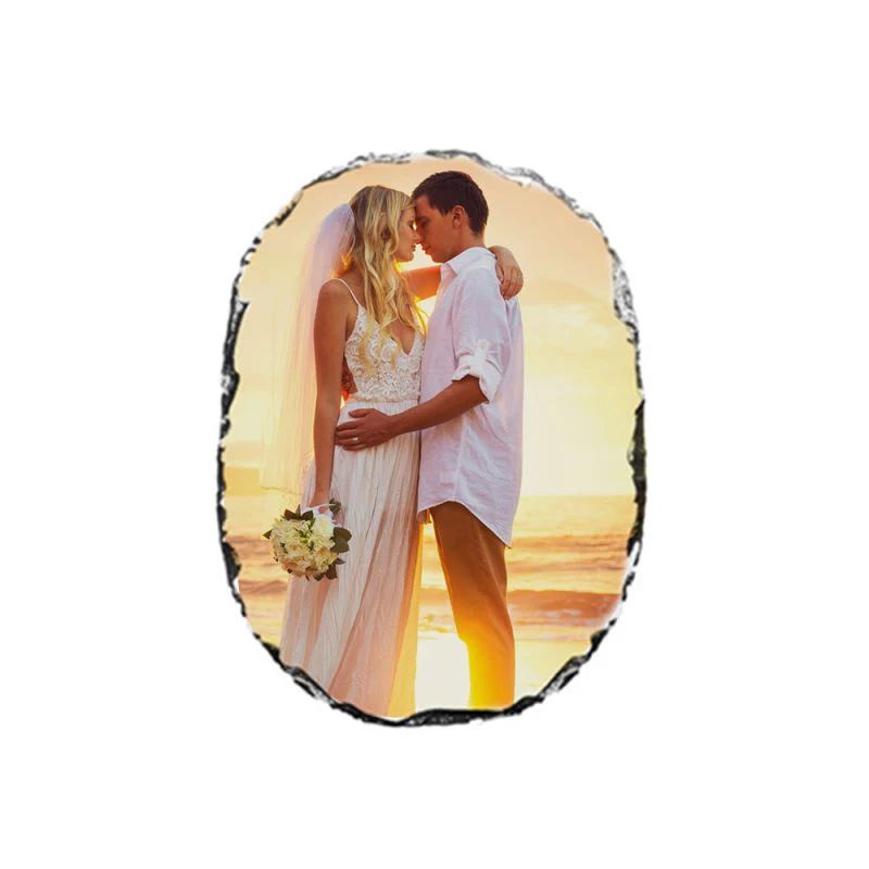 Oval Sublimation Photo Slate Blanks (27x36cm)-Glossy/Matt Finish 3