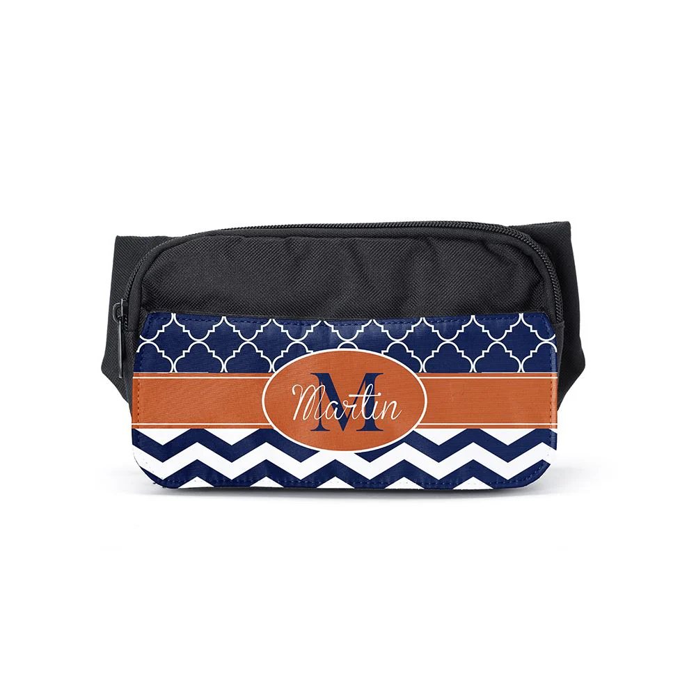 Sublimation Bum Bag-Black/Pink 9