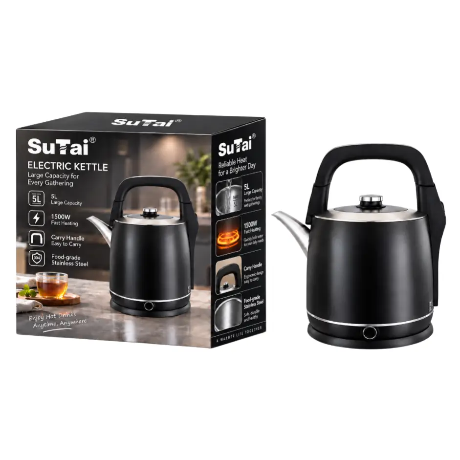 Single Layer Kettle Stainless Steel Electric Water Kettle Wholesale 2
