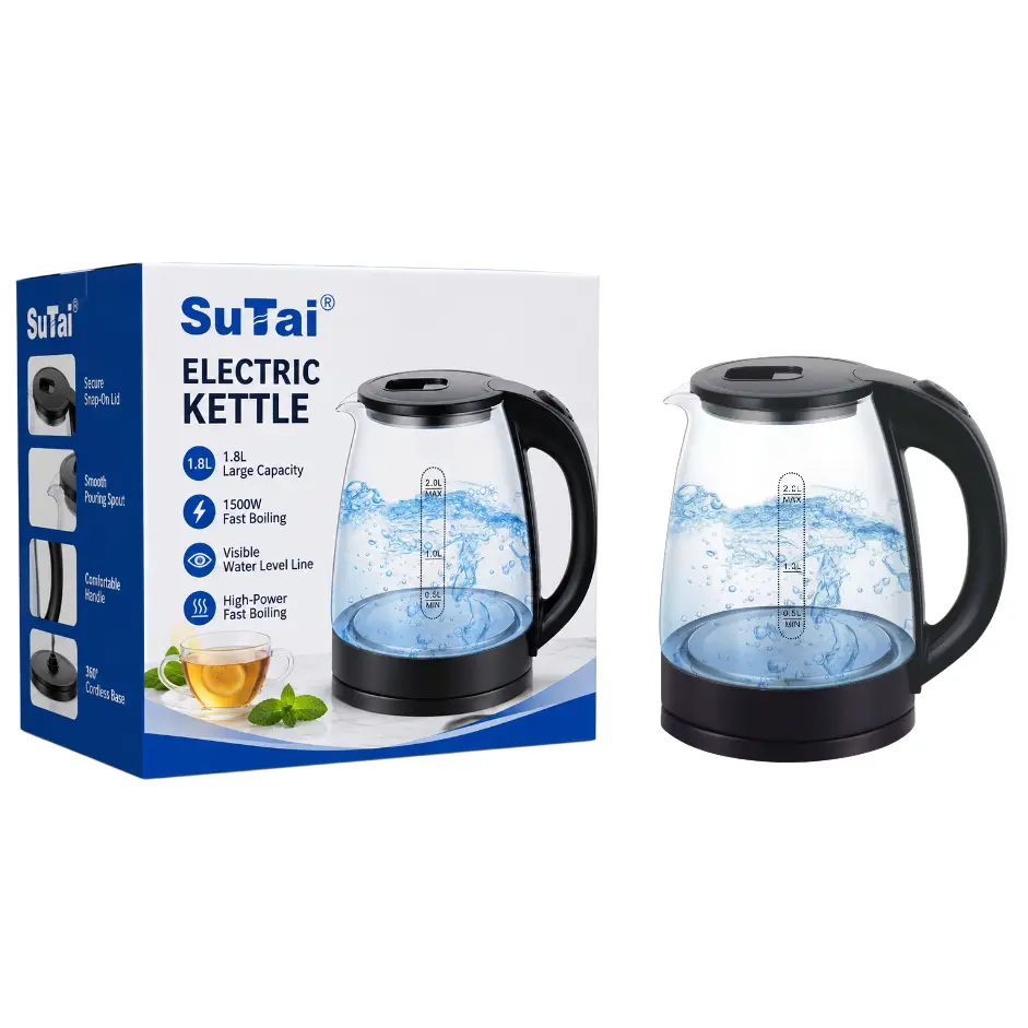 Glass Kettle Borosil Glass Tea Kettle​ Wholesalers 2