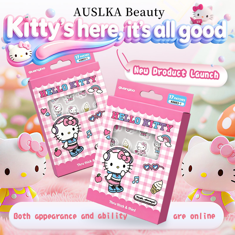 AUSLKA 17 Patchs Hydrocolloïdes Mignons en Forme de Chaton pour Traitement Localisé de l'Acné 5