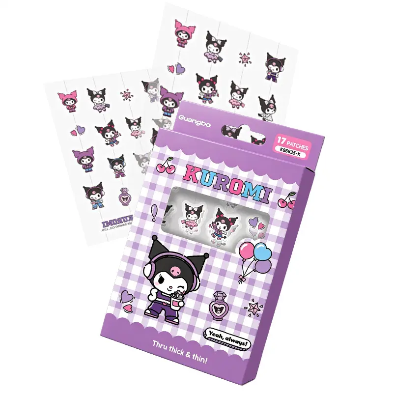 AUSLKA 17Patches Dark Style Cartoon Elf Hydrocolloid Acne Patch Set 1