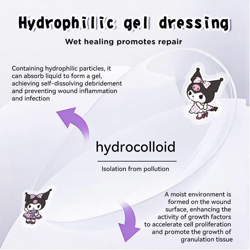 Ensemble de 17 patchs anti-acné hydrocolloïdes AUSLKA, style elfe de dessin animé sombre 5