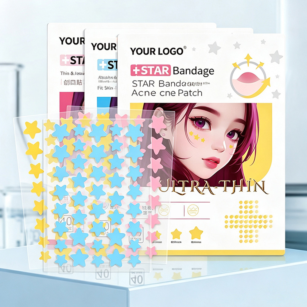 AUSLKA Mountain UltraThin StarShaped Hydrocolloid Acne Patch Set 7