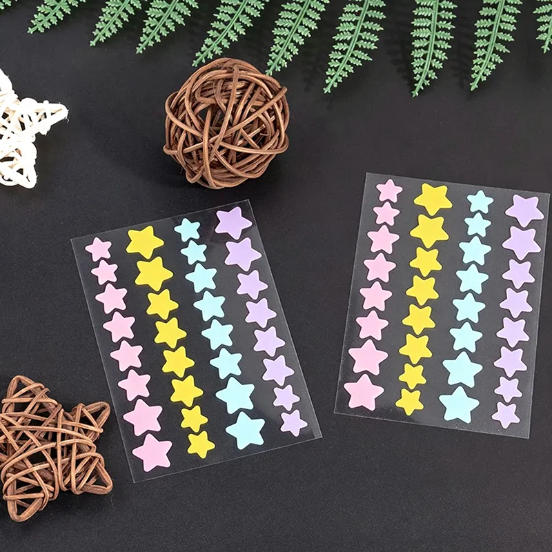 AUSLKA 32 Patches Multi-Color Hydrocolloid Star-Shaped Acne Patch 1