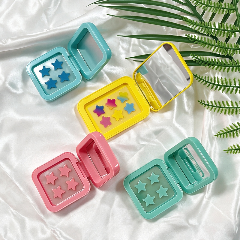 AUSLKA Kit de 20 patchs hydrocolloïdes anti-boutons avec étui carré à miroir 3