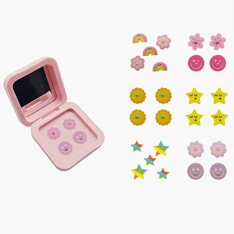 AUSLKA Kit de 20 patchs hydrocolloïdes anti-boutons avec étui carré à miroir 4
