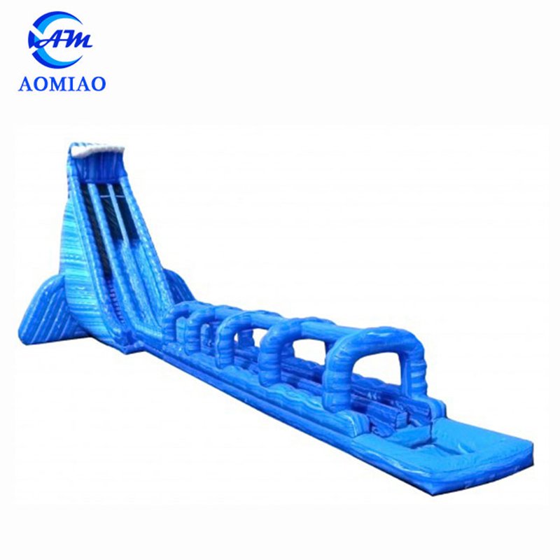 100ft Giant Outdoor Water Slides Blue Crush Run N Splash Combo - SL1724 1