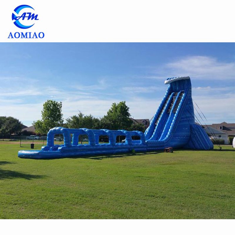 100ft Giant Outdoor Water Slides Blue Crush Run N Splash Combo - SL1724 4