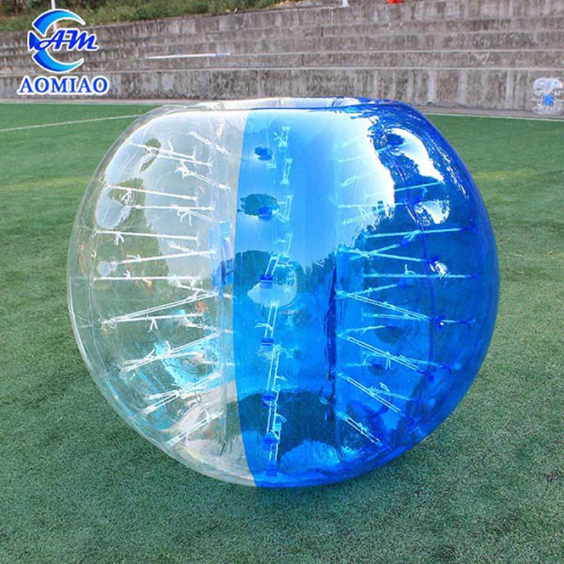 Half Blue Human Soccer Bubble BS2B 1