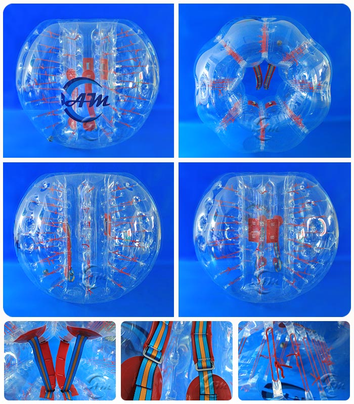 low MOQ bubble ball striped factory for park 2