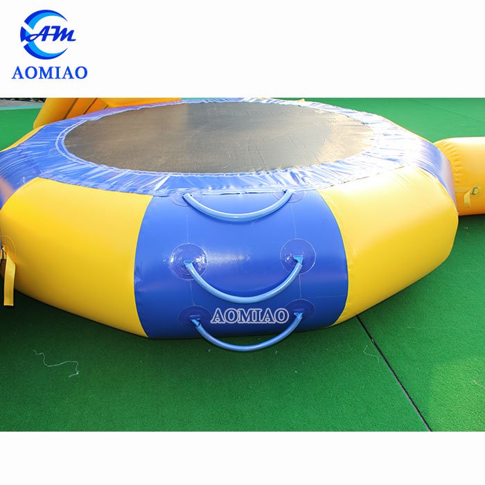 Water Trampoline Park With Small Slide and Launch - WGT2 5