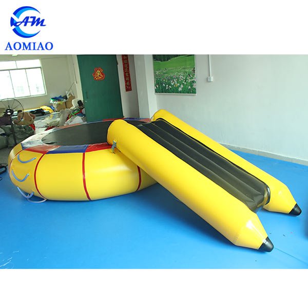 Inflatable Water Trampoline With Small Slide - WGT1 3