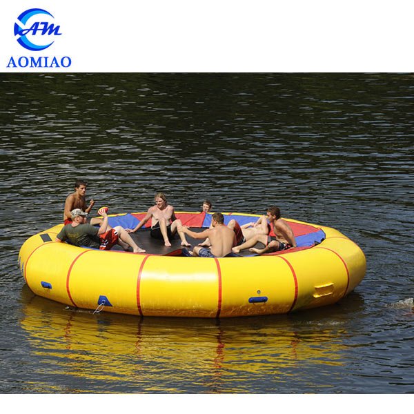 Inflatable Water Trampoline With Small Slide - WGT1 2