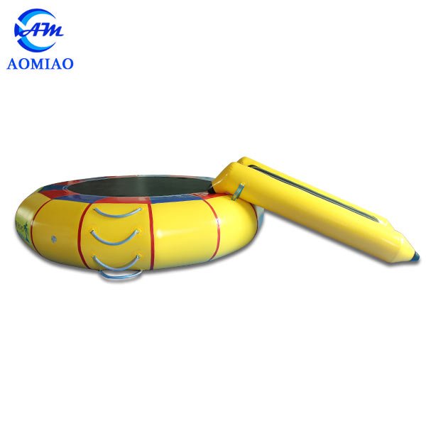 Inflatable Water Trampoline With Small Slide - WGT1 1