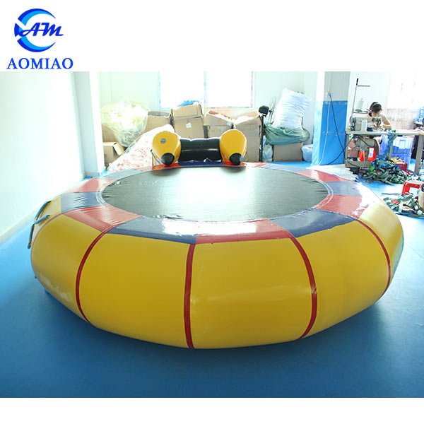 Inflatable Water Trampoline With Small Slide - WGT1 6