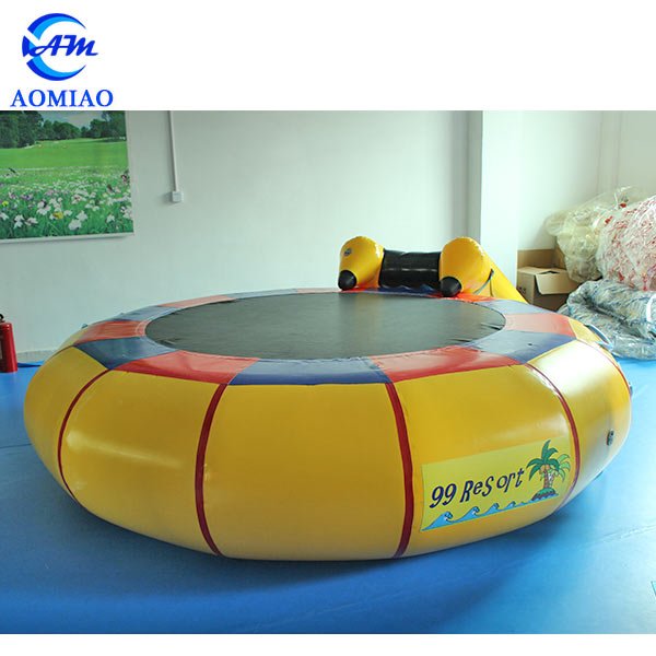 Inflatable Water Trampoline With Small Slide - WGT1 4