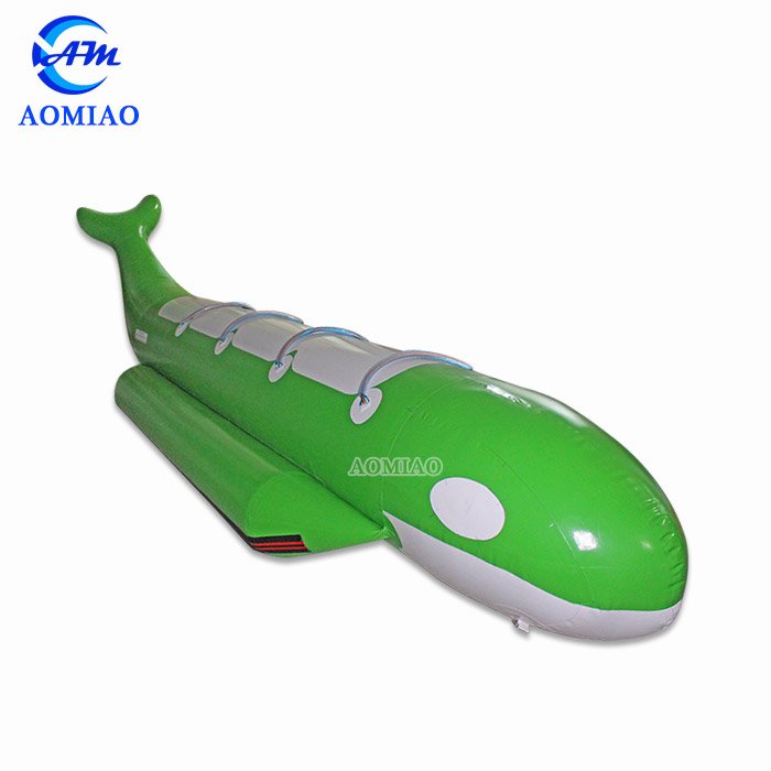 6 People Inflatable Flying Shark Banana Boat Float - WGB5 1