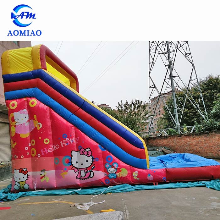 Big Kid Inflatable Water Slides With Pool - Hello Kitty SL1736 3