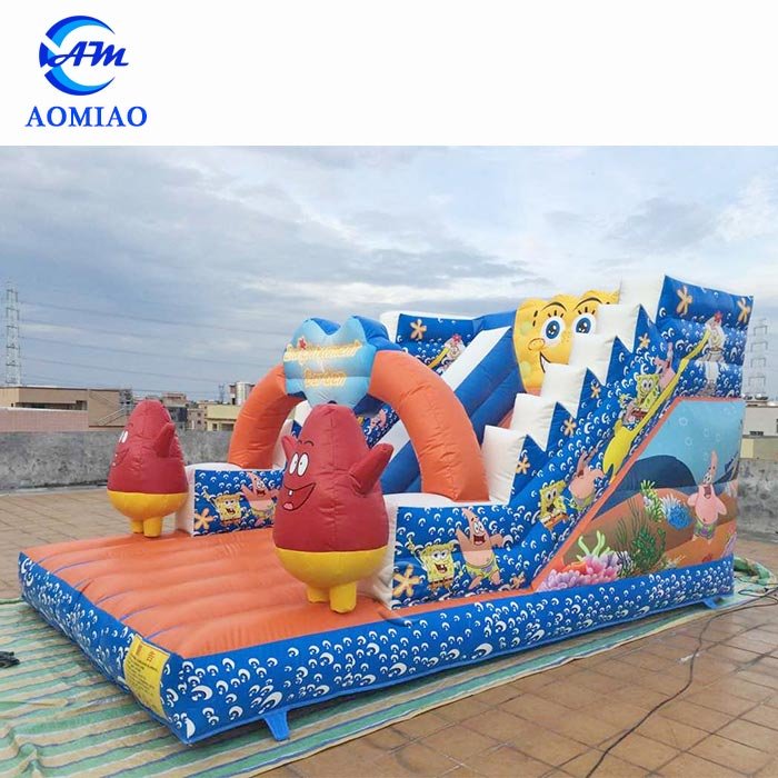 Home Inflatable Water Slides - SpongeBob SL1738 4