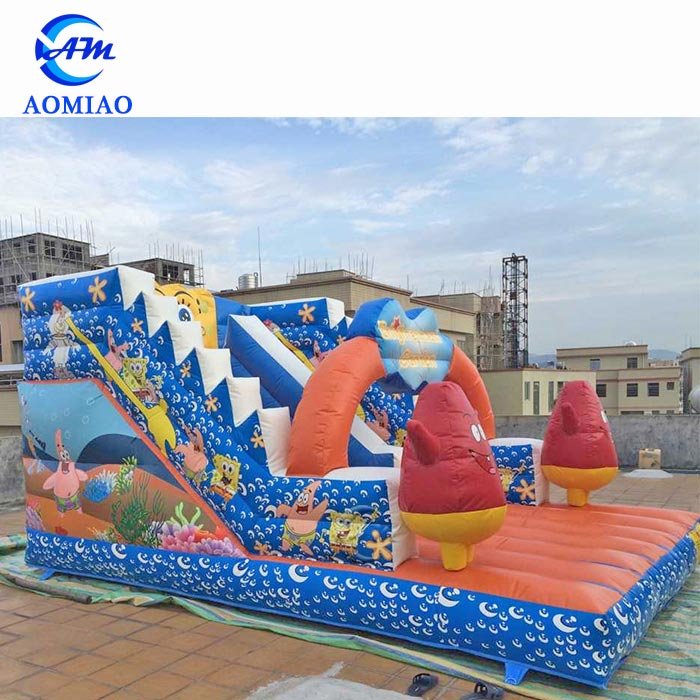 Home Inflatable Water Slides - SpongeBob SL1738 5