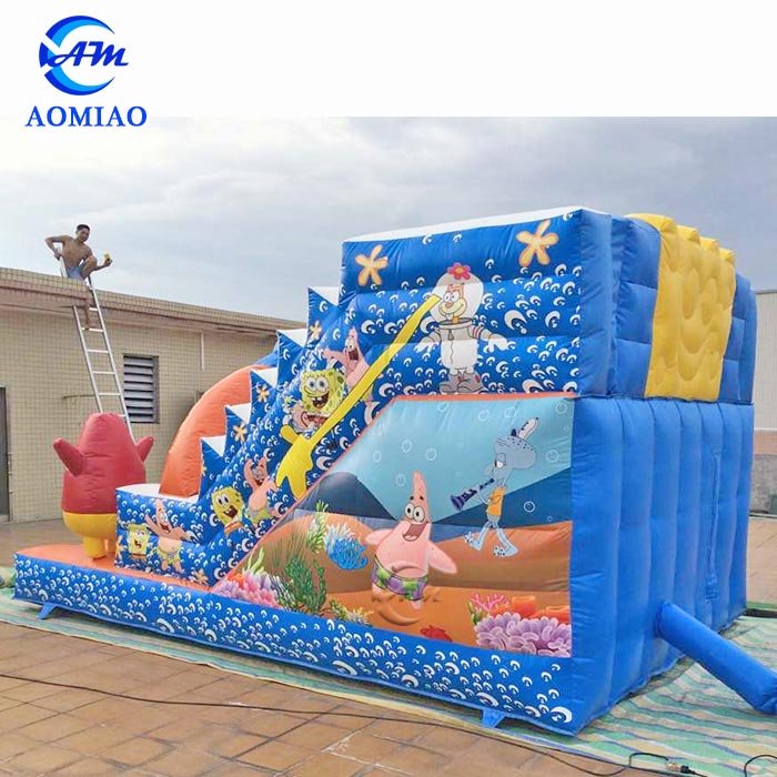 Home Inflatable Water Slides - SpongeBob SL1738 6