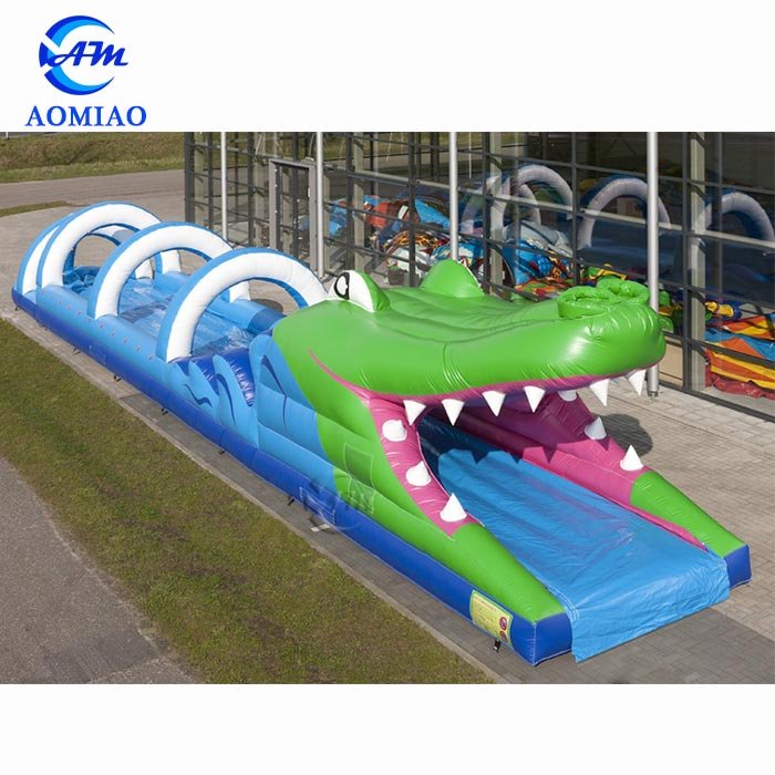 Giant Inflatable slip And Slide - Crocodile SL1758 1