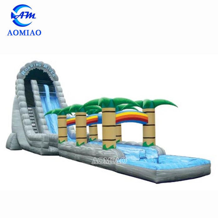 Inflatable Double Slip And Slide With Pool - SL1769 1