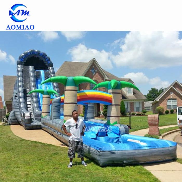 Inflatable Double Slip And Slide With Pool - SL1769 2