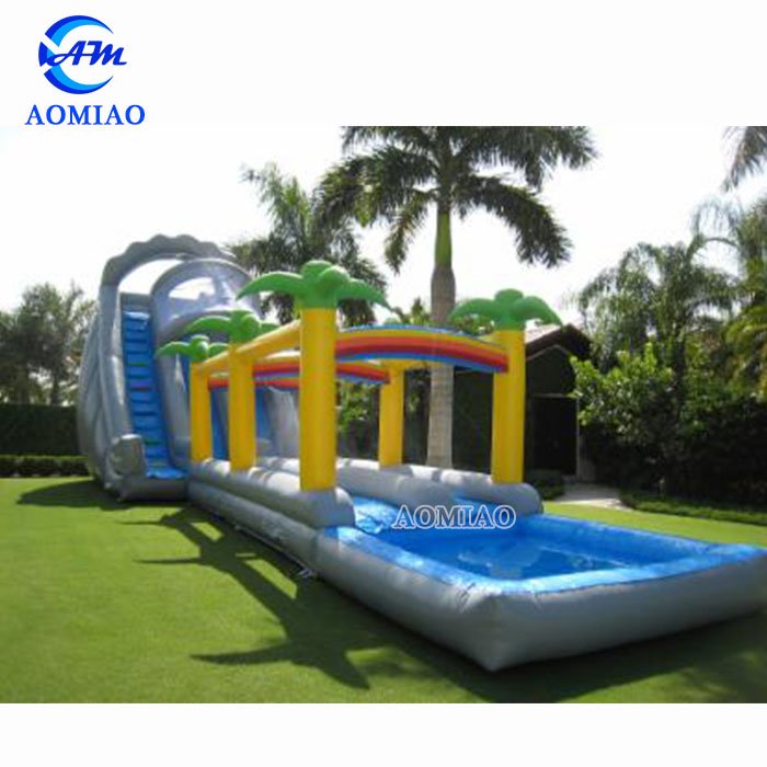 Inflatable Double Slip And Slide With Pool - SL1769 4