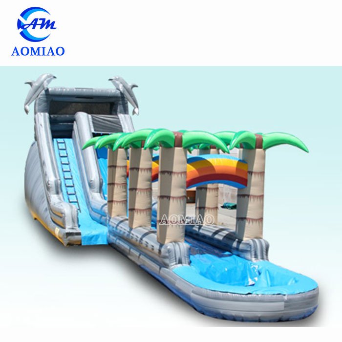 Inflatable Double Slip And Slide With Pool - SL1769 6