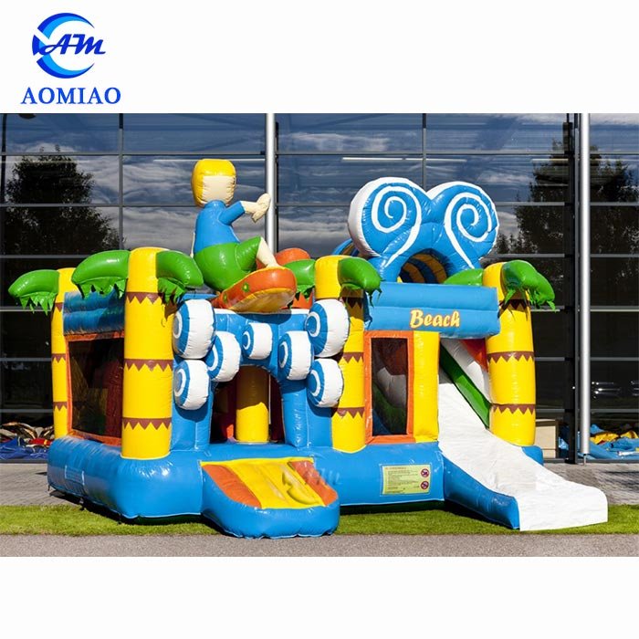 Commercial Bounce House With Slide - BO1748 2
