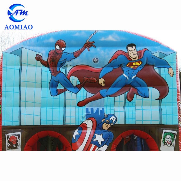 Adult Jumping Castle - Superman and Spiderman BO1759 4