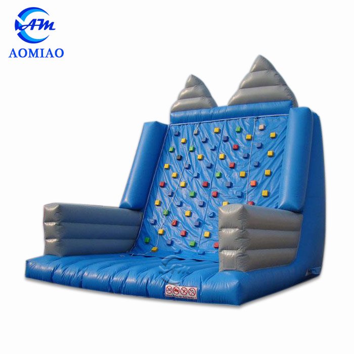 Blue Inflatable Kids Rock Climbing Wall - CL1708 1