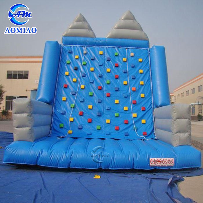 Blue Inflatable Kids Rock Climbing Wall - CL1708 2