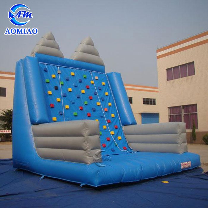 Blue Inflatable Kids Rock Climbing Wall - CL1708 4