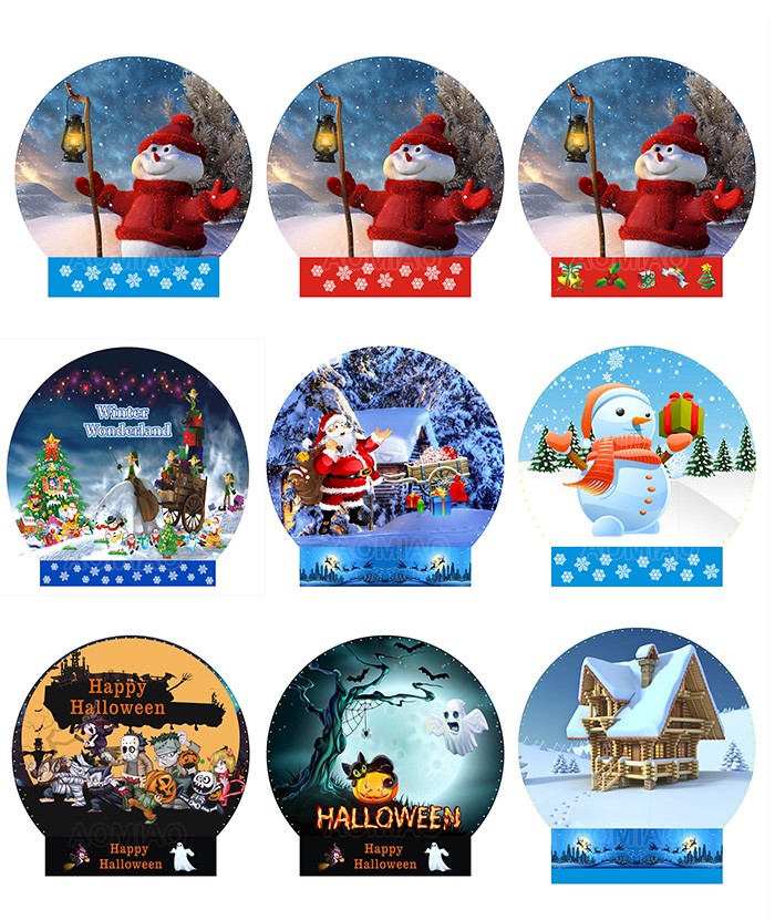 AOMIAO best quality Inflatable snow globe trader for Christmas 9