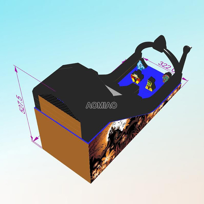26FT Giant Custom Outdoor Inflatable Slide - Helloween Themed HW04 3