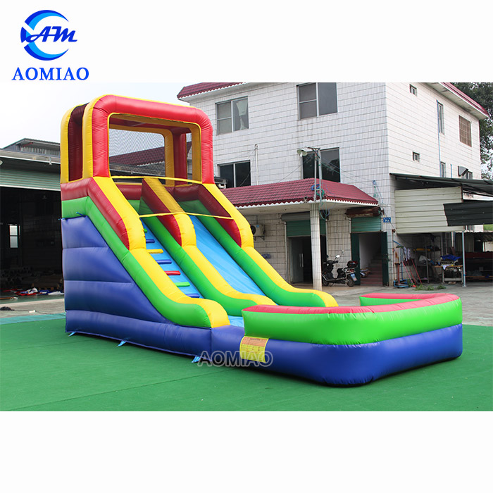 26ft Colorful Backyard Commercial Inflatable Water Slides With Pool - SL1775 2