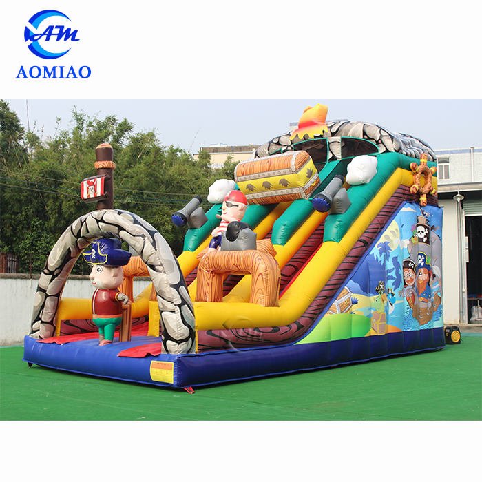 26FT Customized Giant Inflatable Slide For Backyard - Pirate Ships Themed SL1777 2