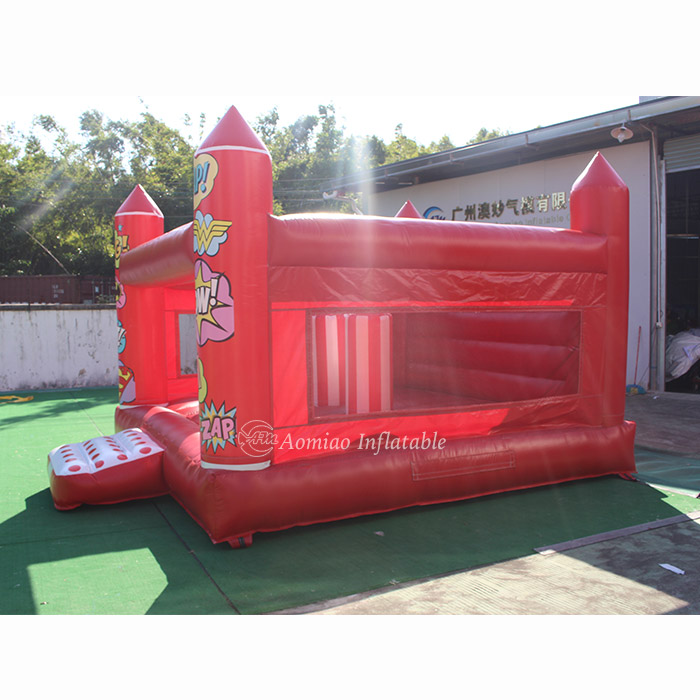 5x4m Customized Red Inflatable Commercial Bounce House For Sale - BO1788 2