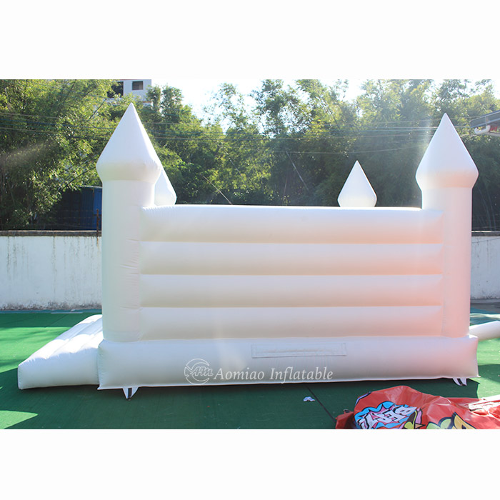 5 x 4m White Jumping Castles Wedding Bouncy Castle - BO1789 3