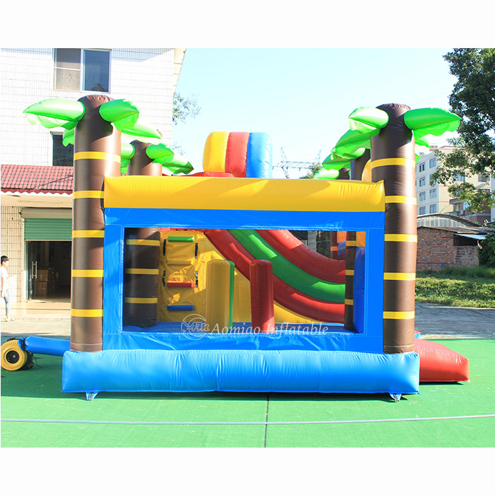 5 x 5m Cheap Inflatable Jumping Castle Bounce Houses With Slide - Monkey BO1790 5