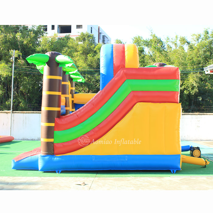 5 x 5m Cheap Inflatable Jumping Castle Bounce Houses With Slide - Monkey BO1790 4