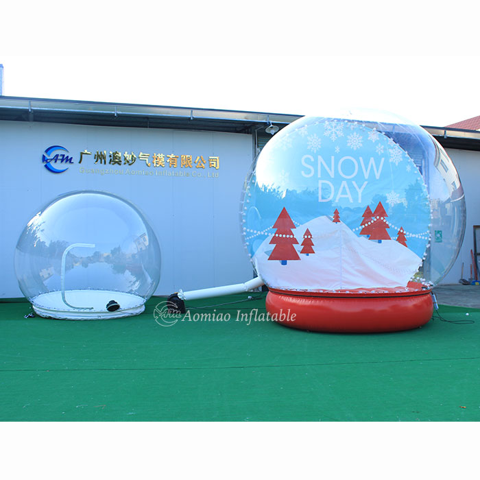 Dia 2m Clear Tent Inflatable Yard Decorations Christmas Blow Up Snow Globe 2