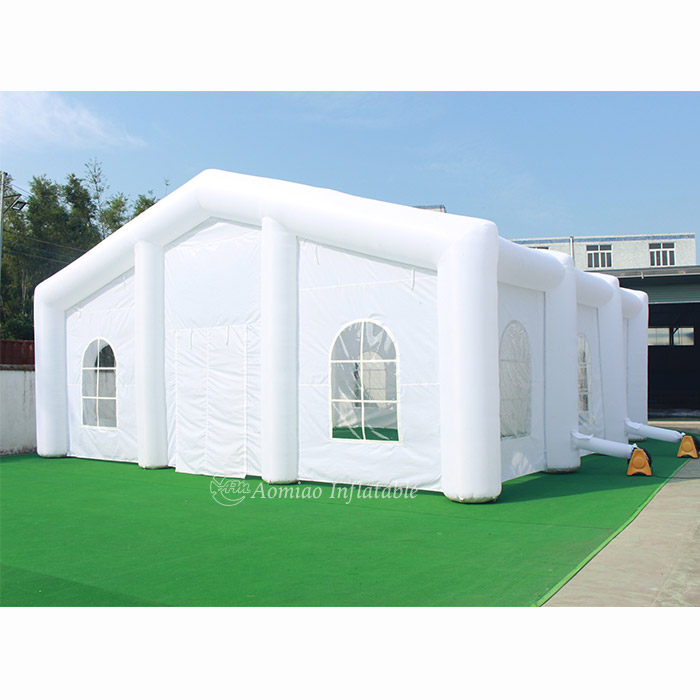 10m x 10m White Large LED Inflatable Wedding Tent Inflatable Lawn Tent 1