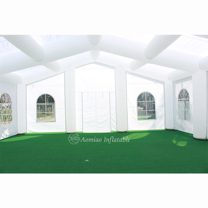 10m x 10m White Large LED Inflatable Wedding Tent Inflatable Lawn Tent 4