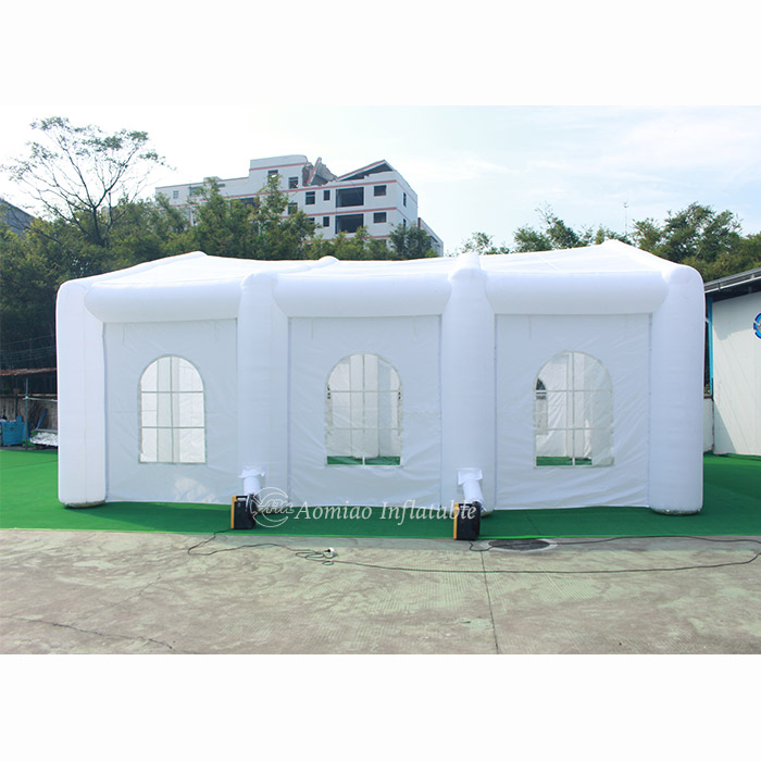 10m x 10m White Large LED Inflatable Wedding Tent Inflatable Lawn Tent 6